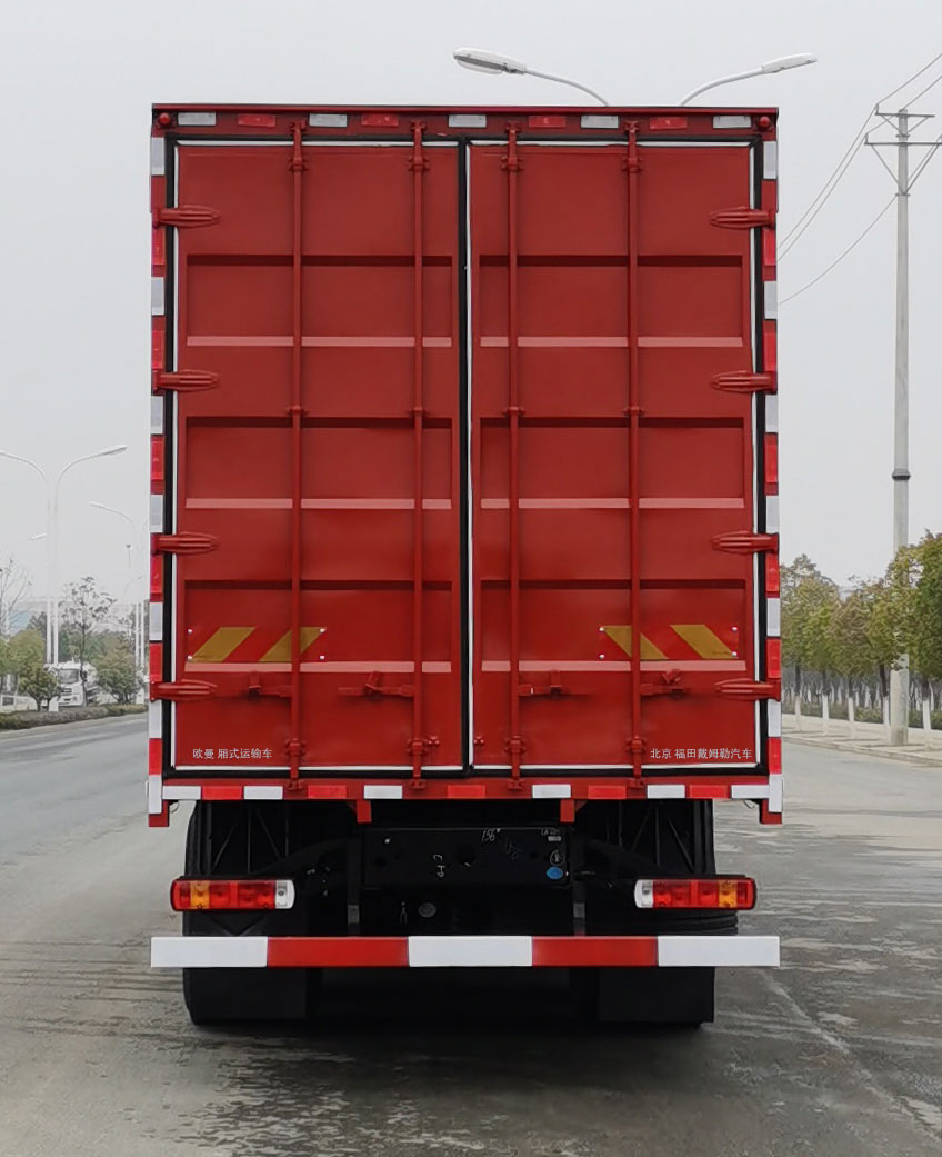 欧曼牌BJ5313XXYY6FRL-01厢式运输车公告图片