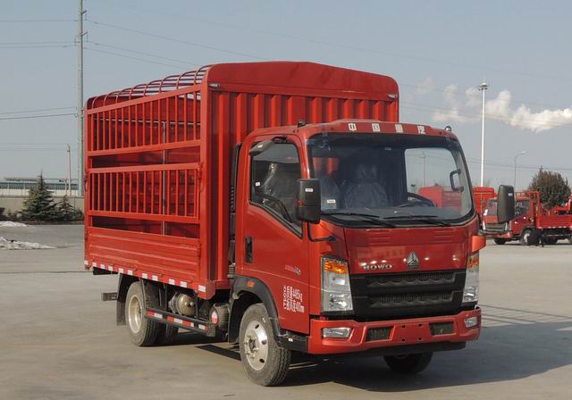 豪沃牌ZZ5047CCYF2813F145倉柵式運輸車公告圖片