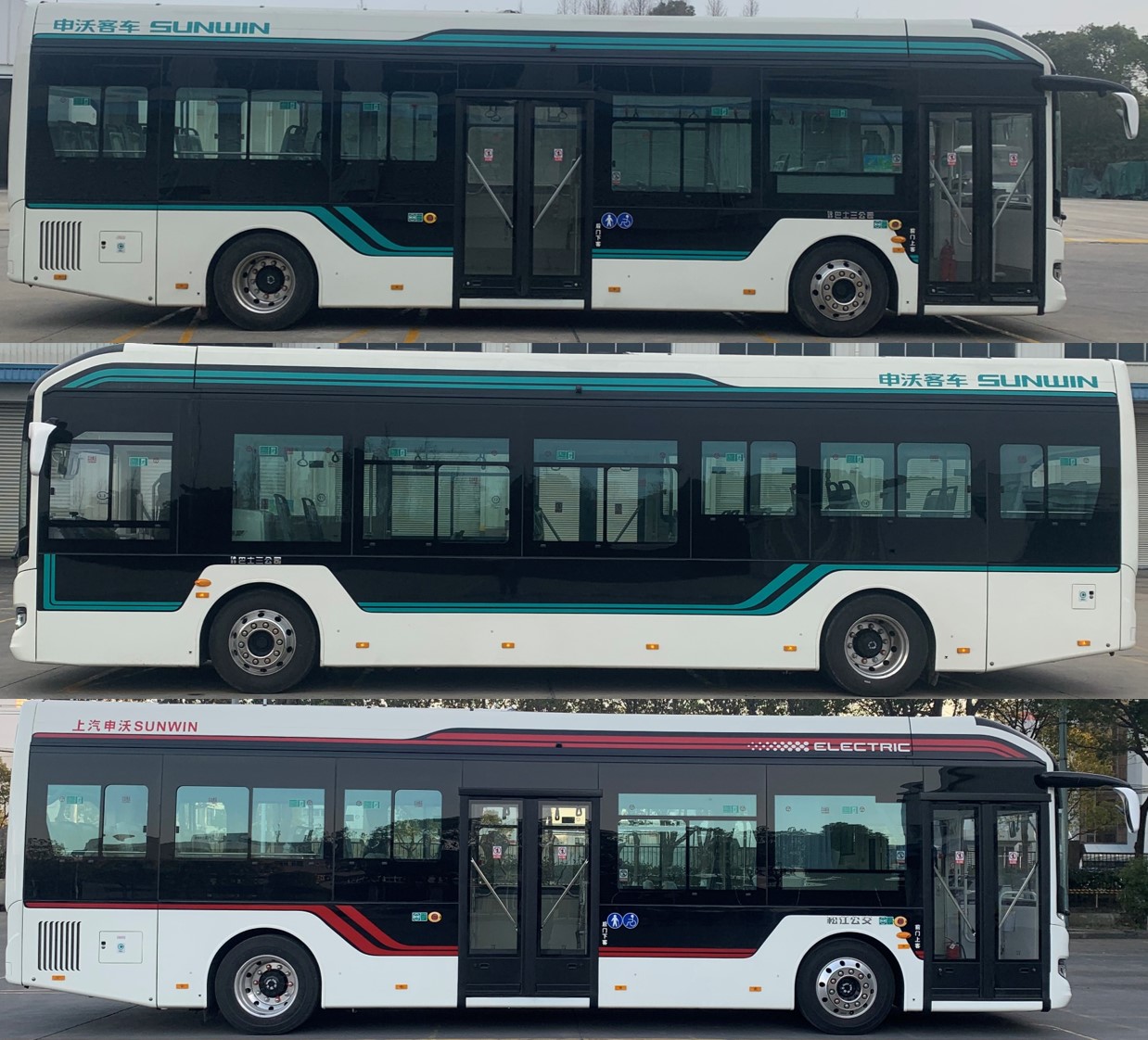 申沃牌SWB6109BEV97G纯电动低地板城市客车公告图片