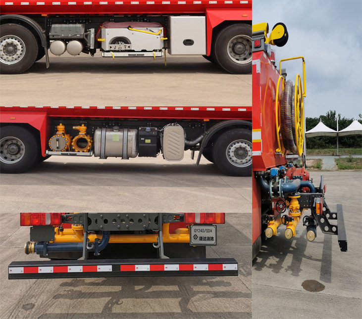 捷達(dá)消防牌SJD5430GXFGY240/SDA供液消防車公告圖片