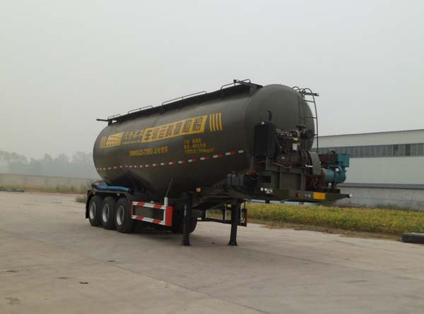 梁昇牌10.8米30吨3轴中密度粉粒物料运输半挂车(SHS9400GFL)