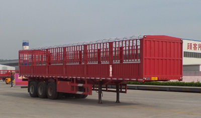 梁昇牌13米30.5吨3轴仓栅式运输半挂车(SHS9370CCY)