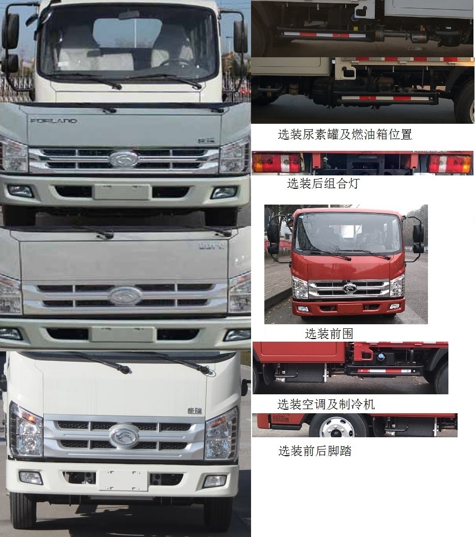 福田牌BJ5046CCY-BC仓栅式运输车公告图片