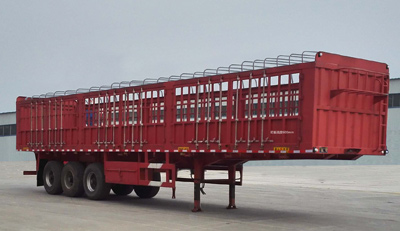 梁昇牌13米33.9吨3轴仓栅式运输半挂车(SHS9400CCYD)