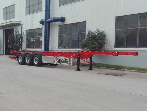 皖汽汽车牌12.5米35吨3轴集装箱运输半挂车(CTD9406TJZG)
