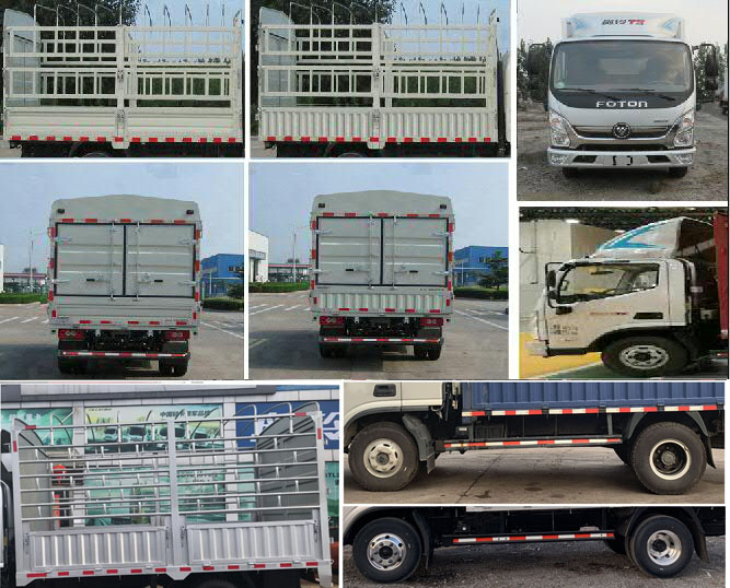 福田牌BJ5048CCY-F3仓栅式运输车公告图片