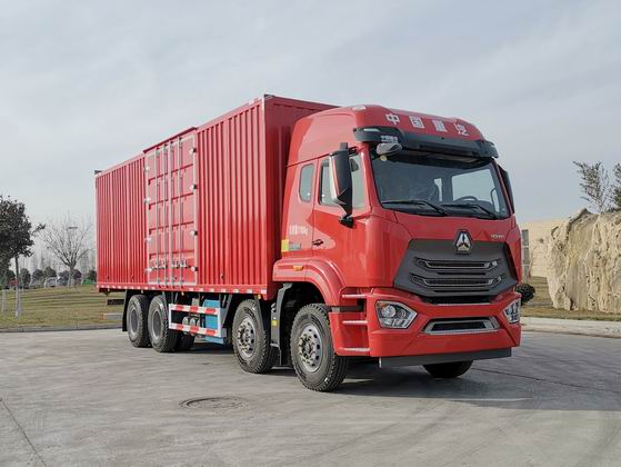 豪瀚牌ZZ5315XXYV4666F1廂式運(yùn)輸車公告圖片