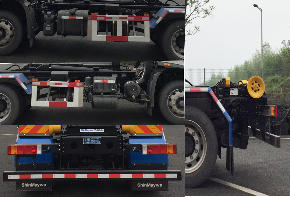 山花牌JHA5123ZXXDFA6車廂可卸式垃圾車公告圖片