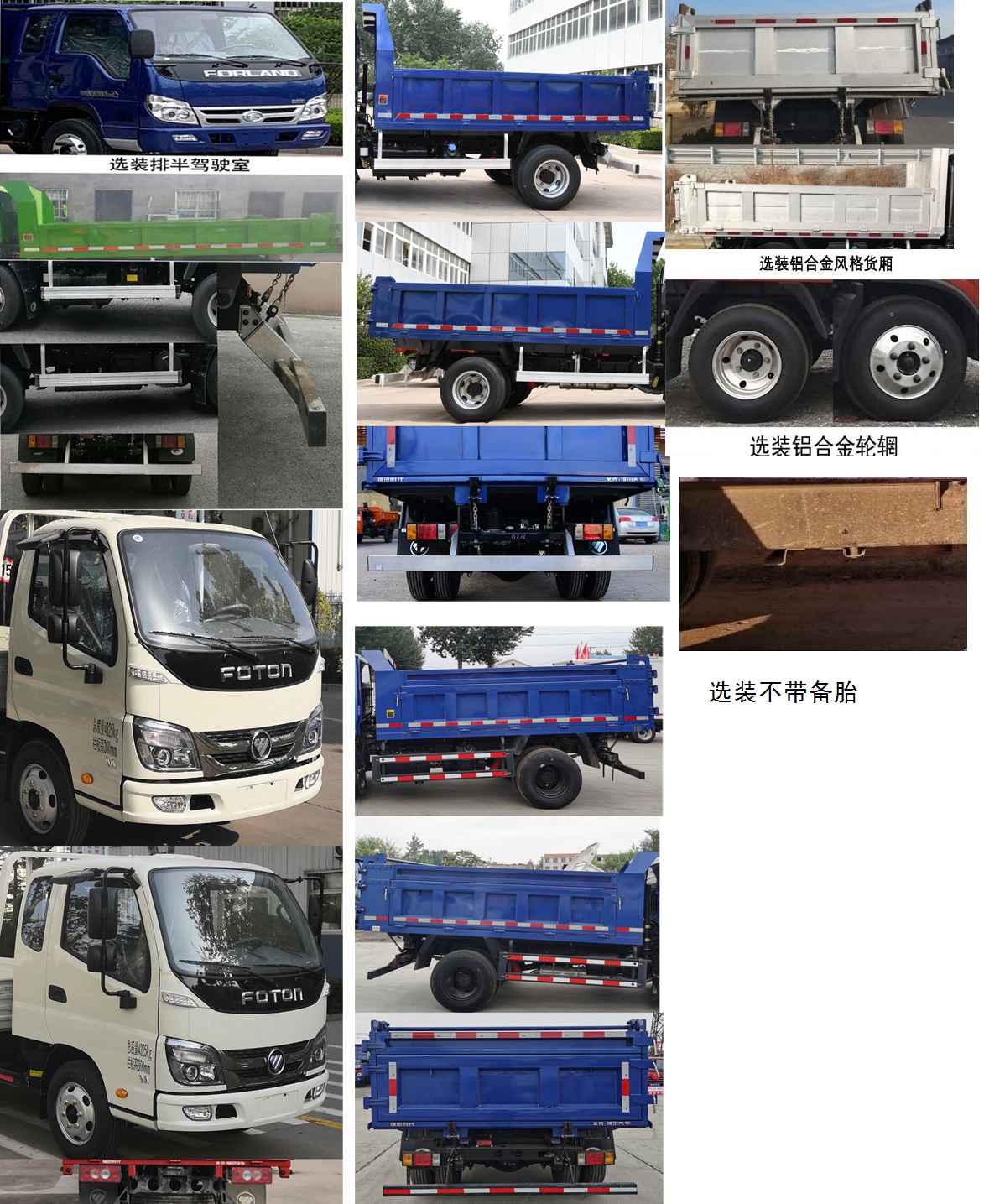 福田牌BJ3046D9JDA-FA自卸汽车公告图片