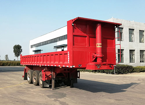 富恩牌9.5米34吨3轴自卸半挂车(FUN9400ZHXD)