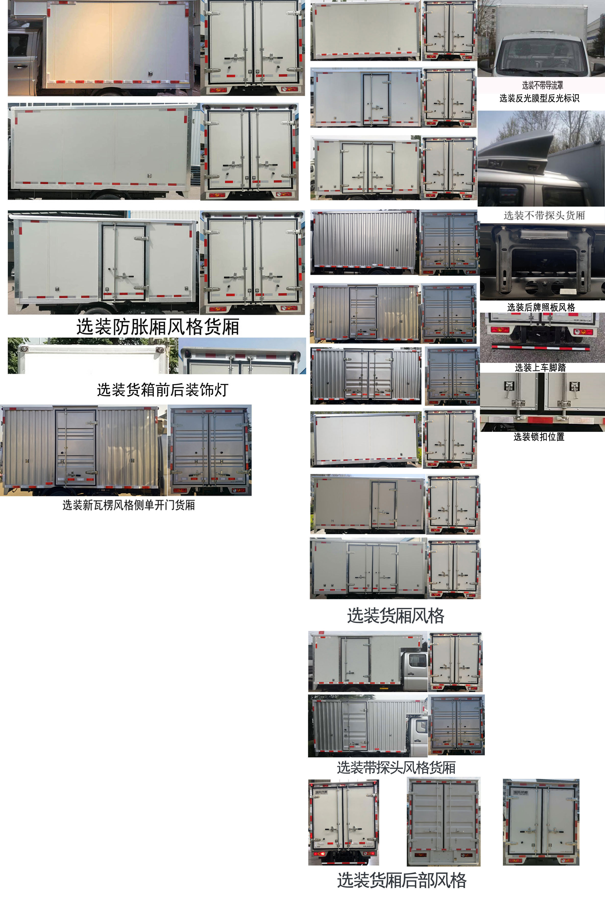 福田牌BJ5030XXY3AV7-52厢式运输车公告图片