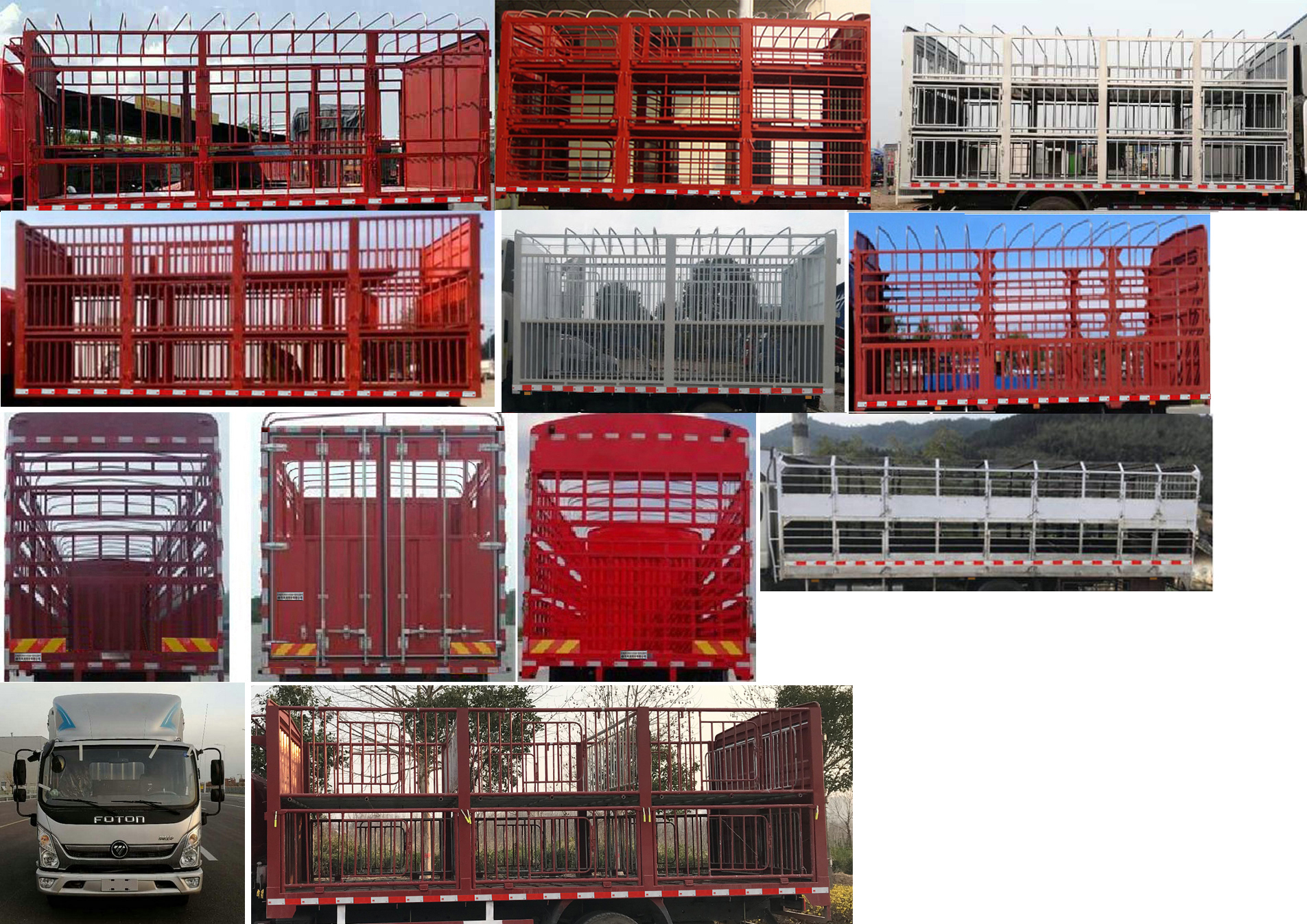 福田牌BJ5168CCQKPFG-AD1畜禽運(yùn)輸車公告圖片