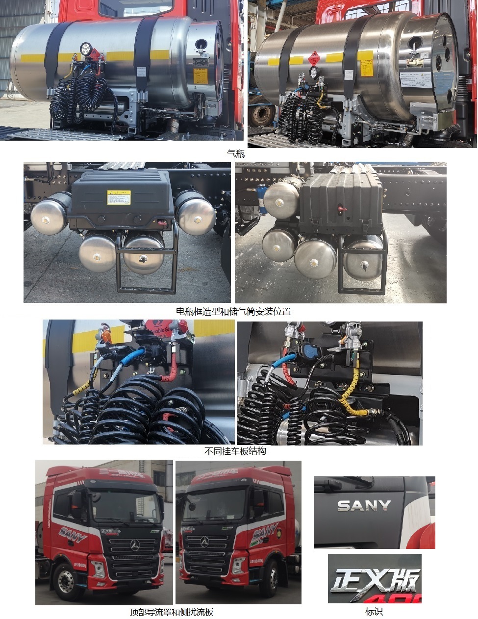三一牌HQC42503Q1Y111F半挂牵引车公告图片