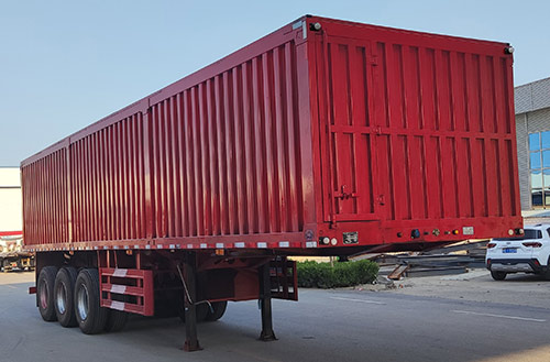 腾运牌11米32.9吨3轴散装粮食运输半挂车(LLT9400ZLS)