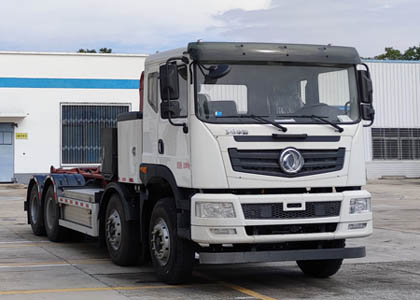 東風(fēng)牌EQ5320ZXXSBEV純電動(dòng)車廂可卸式垃圾車公告圖片