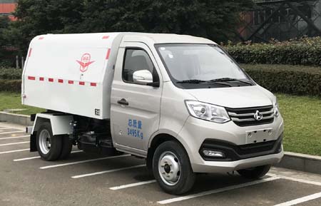 遠(yuǎn)達(dá)牌SCZ5030ZLJ6自卸式垃圾車公告圖片