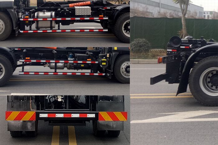今創(chuàng)嘉藍(lán)牌KTE5181ZXXBJ6車廂可卸式垃圾車公告圖片