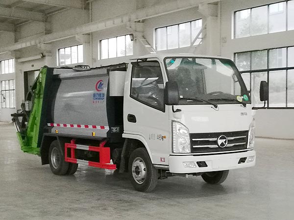 程力威牌CLW5041ZYSK6压缩式垃圾车公告图片