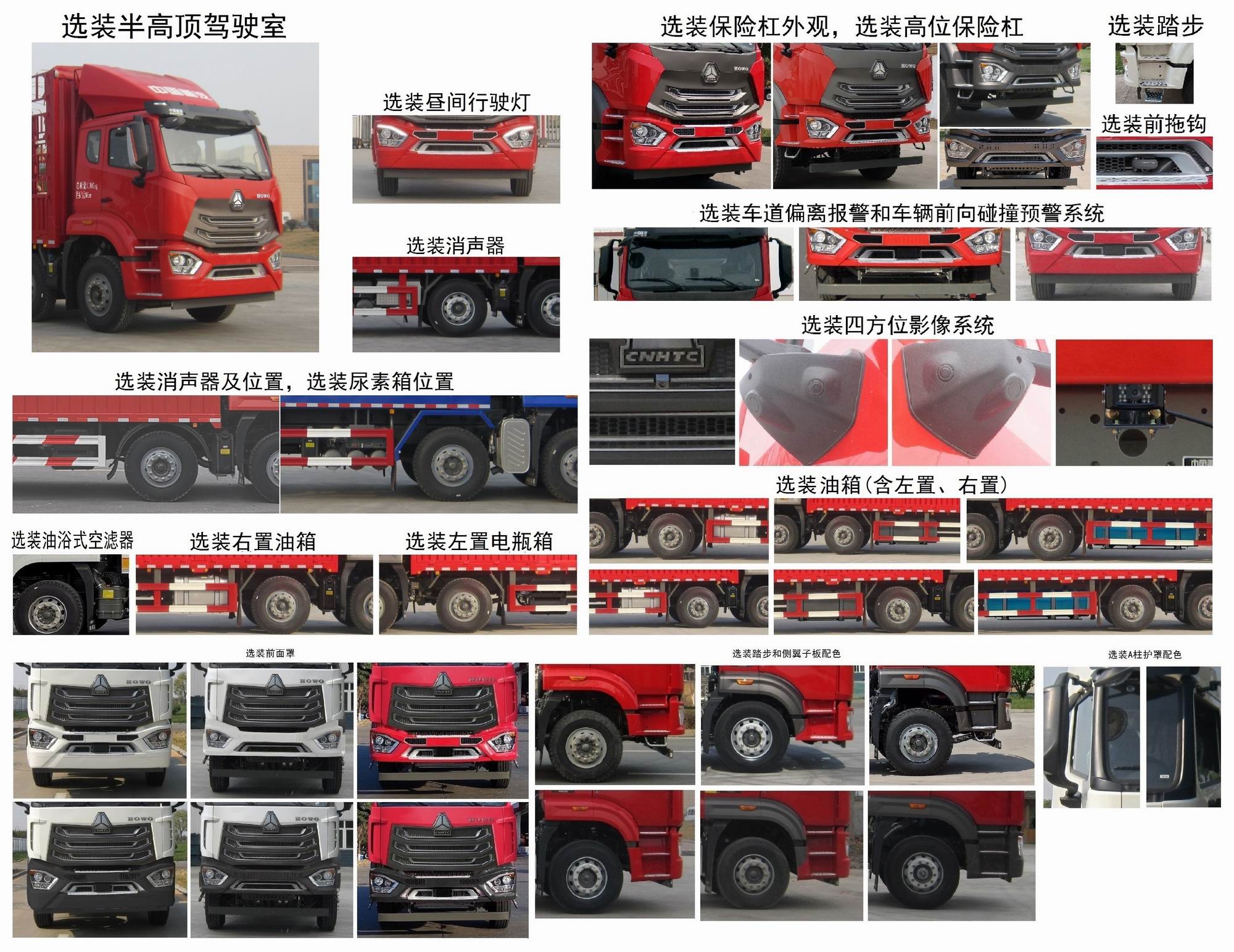 豪沃牌ZZ5257CCYK35CJF1倉柵式運輸車公告圖片