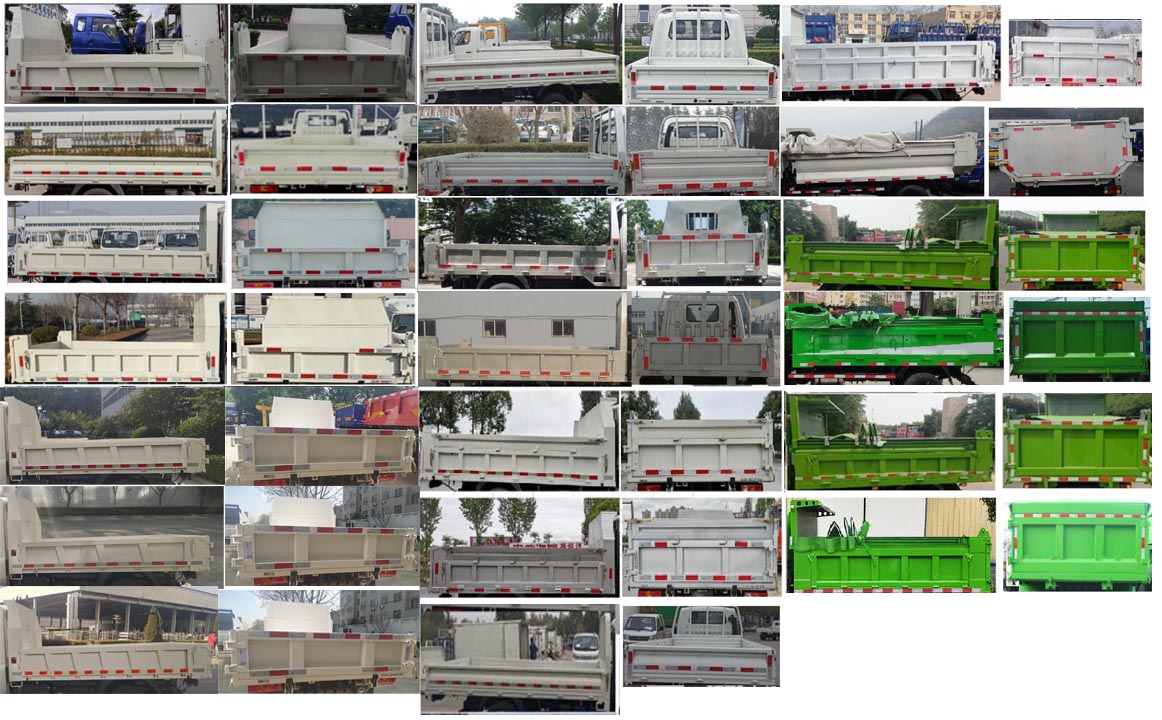 福田牌BJ5042ZLJ8ABA-01自卸式垃圾車公告圖片