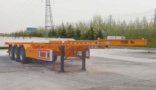 龙恩牌13米34.2吨3轴集装箱运输半挂车(LHE9401TJZE)