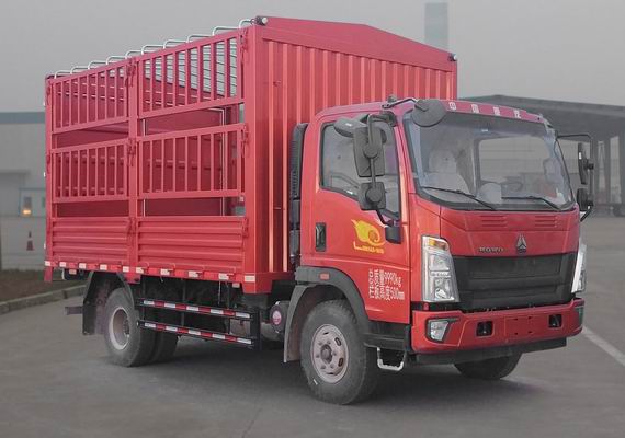 豪沃牌ZZ5087CCYH3815F183倉柵式運(yùn)輸車公告圖片