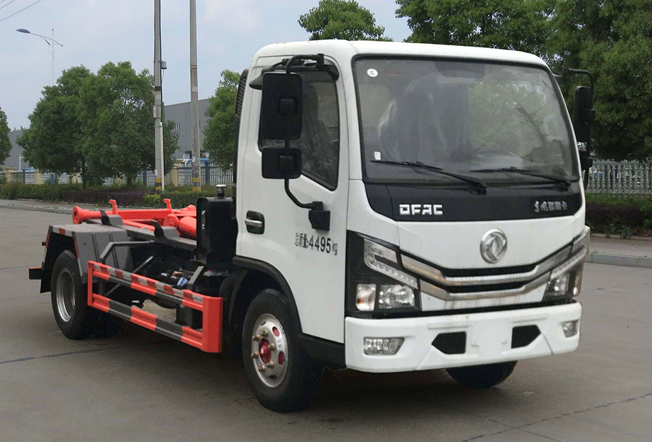 帝王环卫牌HDW5040ZXXE6车厢可卸式垃圾车公告图片