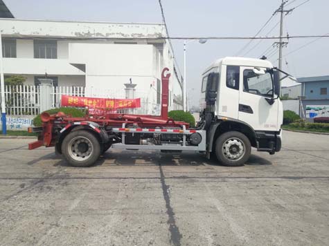 三聯(lián)牌YSY5122ZXXE6車廂可卸式垃圾車公告圖片