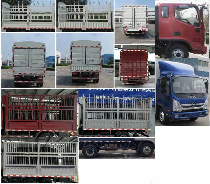 福田牌BJ5088CCYEJEA-AB2倉柵式運(yùn)輸車公告圖片