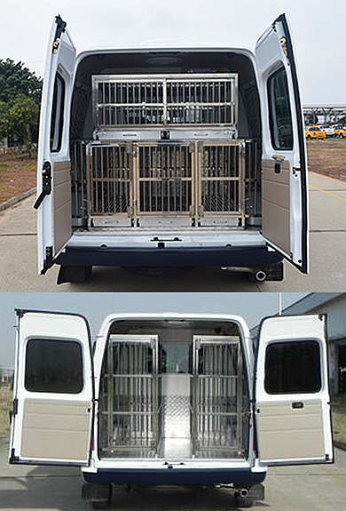 江鈴牌JX5047XJQMJ6警犬運輸車公告圖片