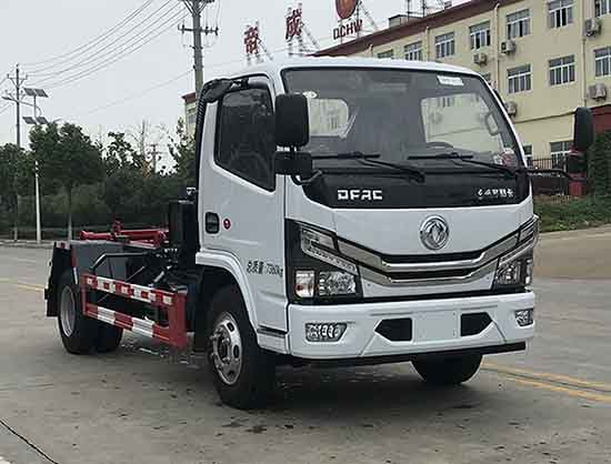 帝王环卫牌HDW5070ZXXE6车厢可卸式垃圾车公告图片