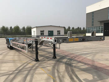 鑫能昆冈牌14米31.9吨2轴铝合金集装箱运输半挂车(ZBR9351TJZ)