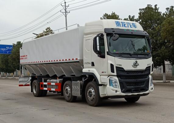 聚塵王牌HNY5250ZSLL6散裝飼料運輸車公告圖片