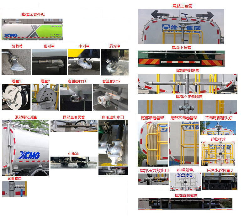 徐工牌DXA5180GPSLBEV纯电动绿化喷洒车公告图片