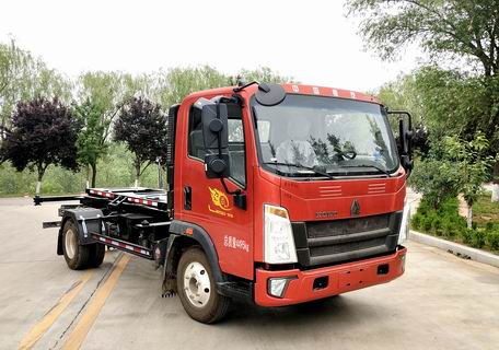 豪沃牌ZZ5047ZKXH3315F145車廂可卸式汽車公告圖片