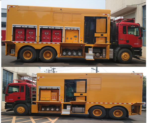 岳麓牌XJY5220TPSQ1大流量排水搶險車公告圖片