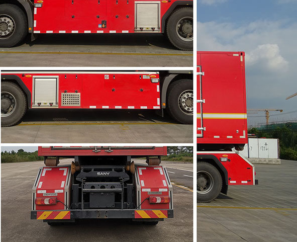 自装卸式消防车图片