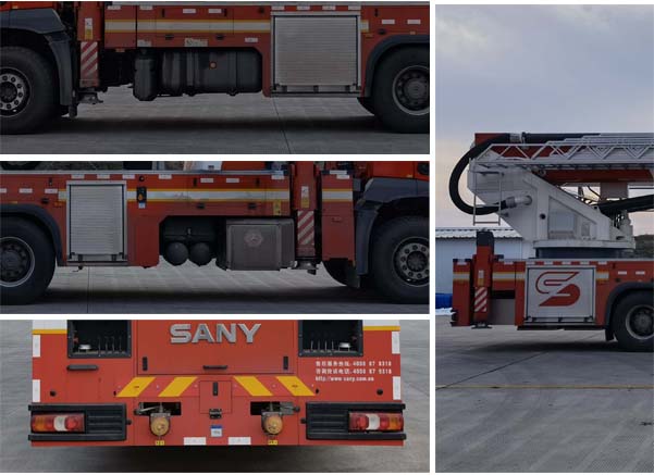 三一牌SYM5343JXFDG55登高平台消防车公告图片
