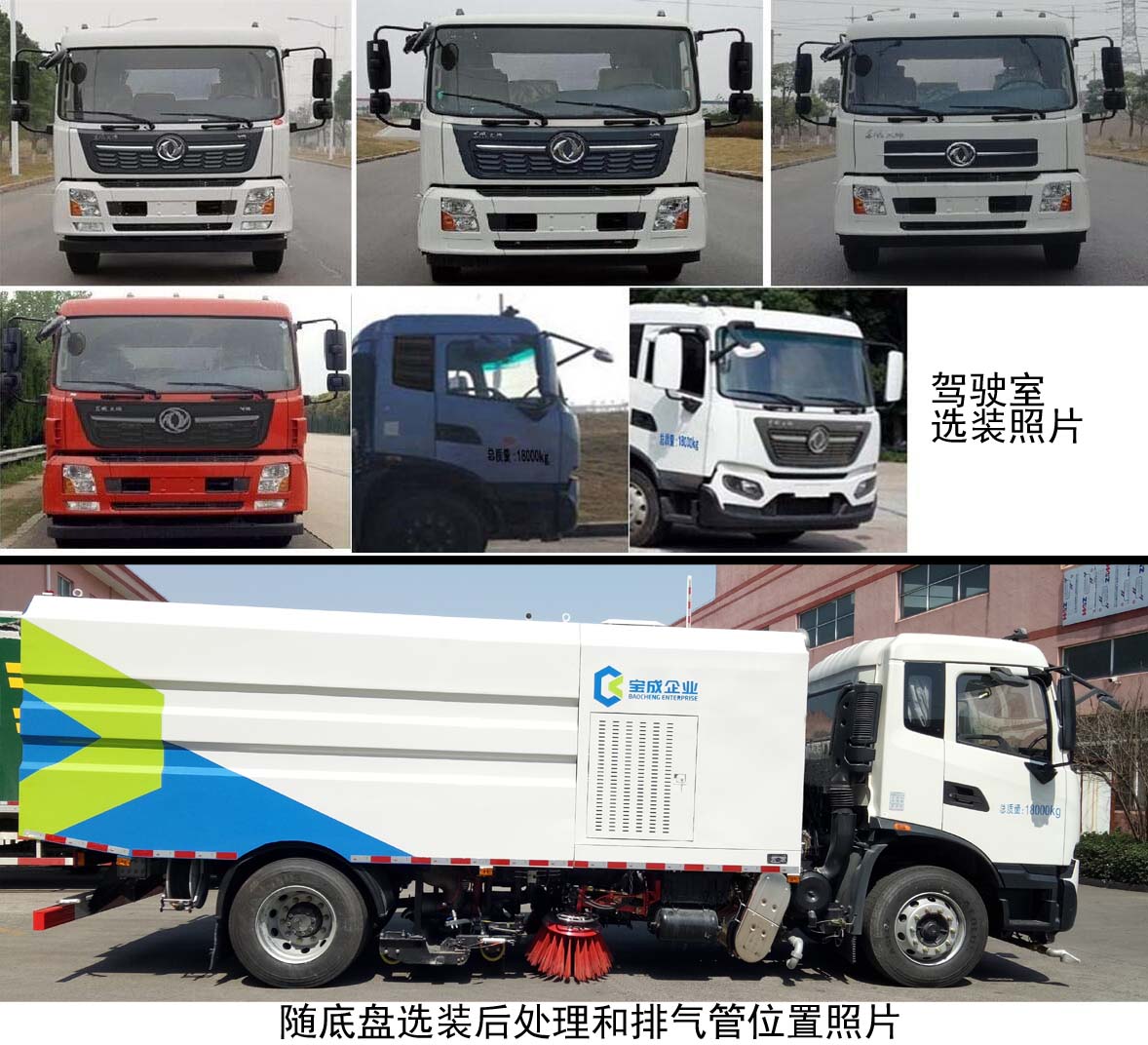 寶裕牌ZBJ5180TXSC洗掃車公告圖片