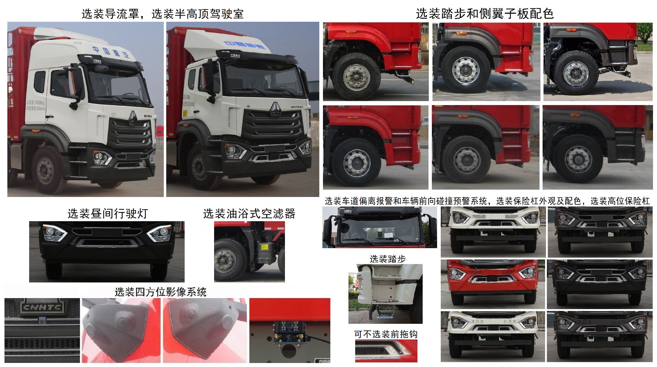 豪沃牌ZZ5317CCYV466JF1C倉(cāng)柵式運(yùn)輸車(chē)公告圖片