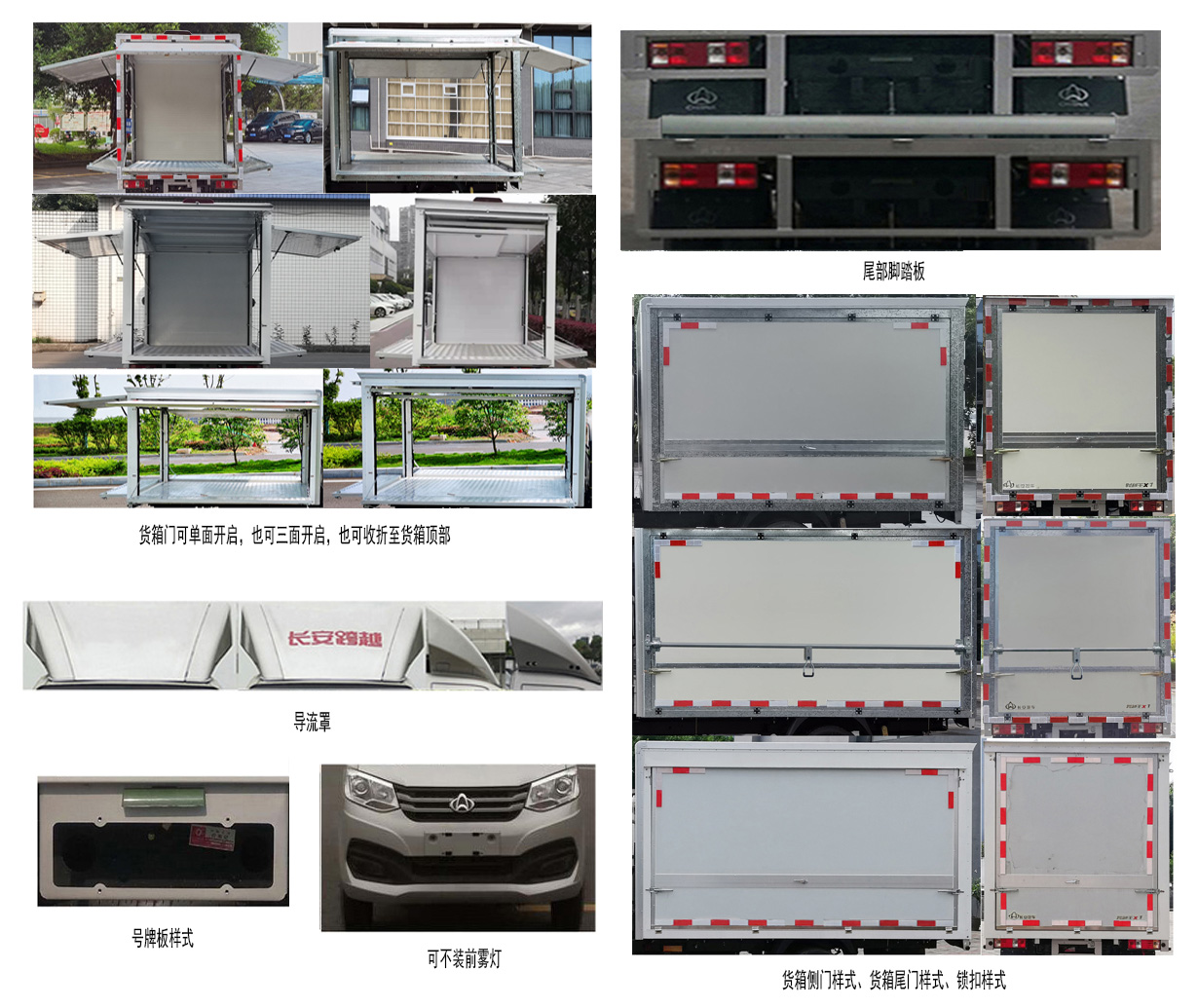 长安牌SC5031XYKXND6BZ翼开启厢式车公告图片