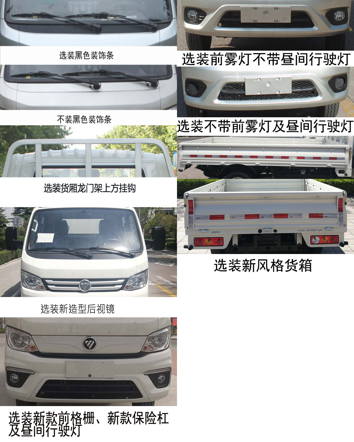 福田牌BJ1032V3AV6-10载货汽车公告图片