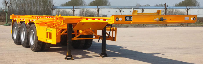 金蚂蚁牌11.5米35.5吨3轴集装箱运输半挂车(SCA9404TJZ)