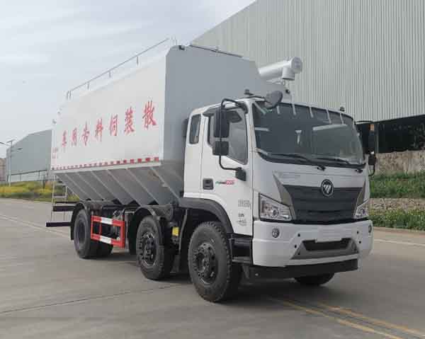 华通牌HCQ5240ZSLBJ6散装饲料运输车公告图片