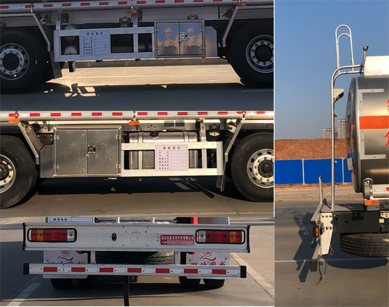 專威牌HTW5268GYYLLZC6鋁合金運油車公告圖片