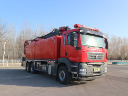 中卓时代牌ZXF5260TXFBP250/YDXZ泵浦消防车