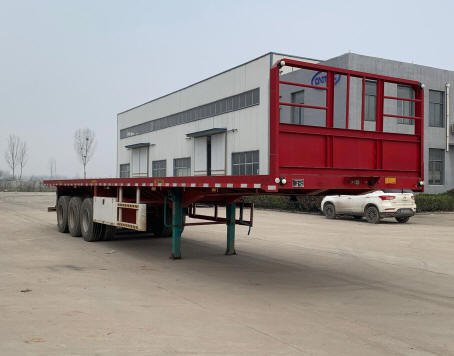 兆鑫牌13米34吨3轴平板运输半挂车(CHQ9400TPB)