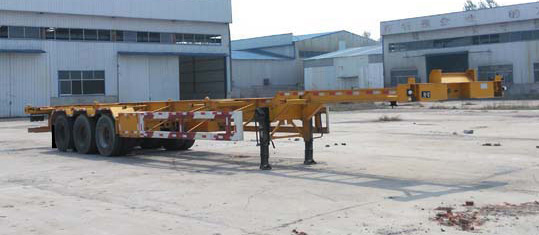 智慧树牌14米35.7吨3轴集装箱运输半挂车(TDZ9401TJZE)