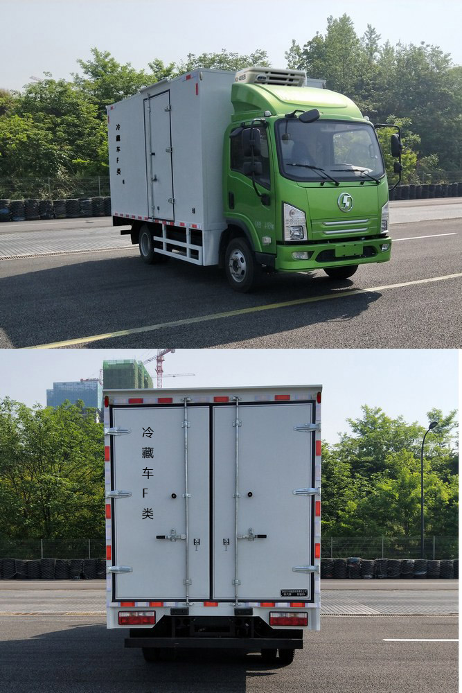 陕汽牌SX5041XLCBEV331S纯电动冷藏车公告图片