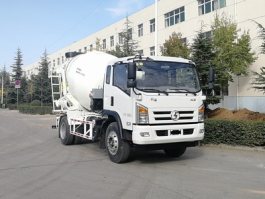 陕汽牌SX5160GJBGP5371混凝土搅拌运输车